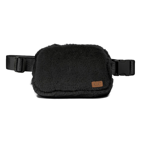 Fur Fanny Pack belt bag Faux Fur Waist Pack Travel bag